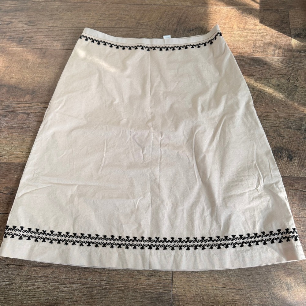 Halogen A-Line Skirt Women 4 Beige